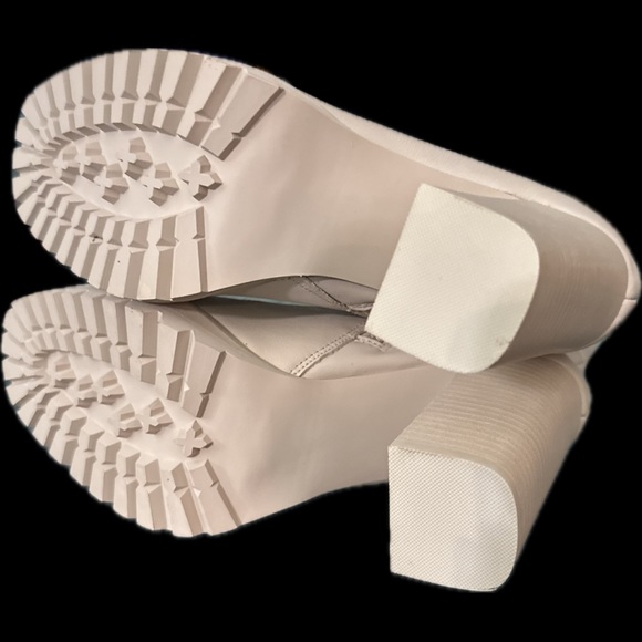 Steve Madden “Beso Bone Lea” chunky heel tan combat boot size 9.5 - Picture 7 of 7